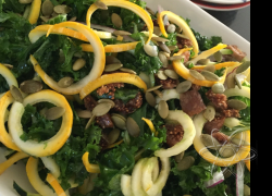 Kale Zucchini Summer Salad